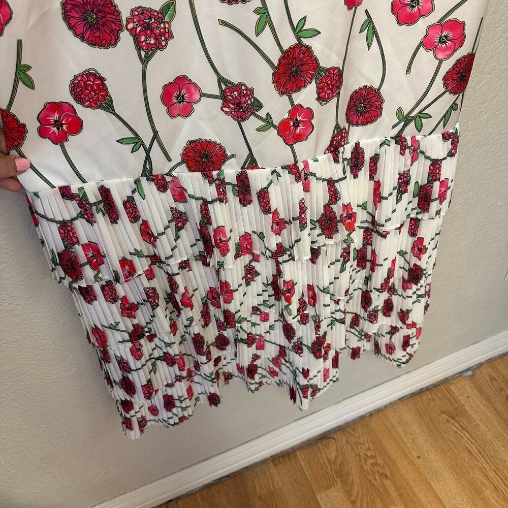 Amur Isabelle Halter Dress Dahlia Pink Bouquet Toss - Picture 9 of 13